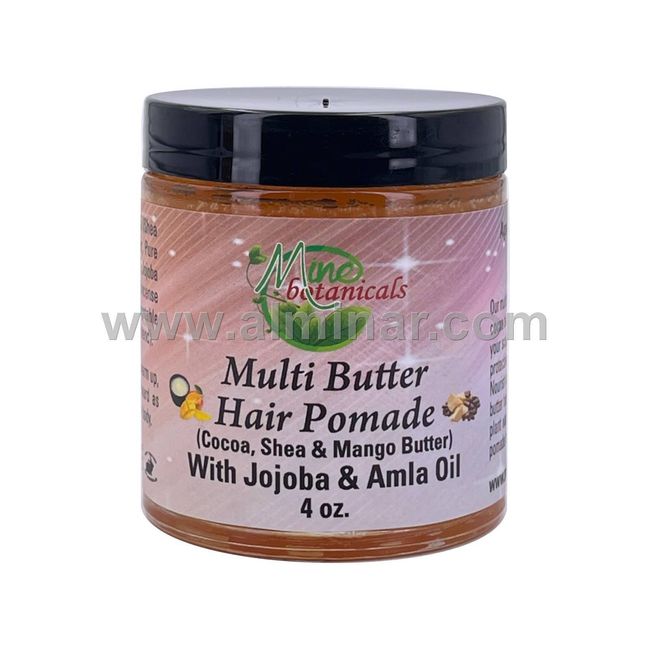 Multi Butter Hair Pomade 4oz by Mine Botanicals