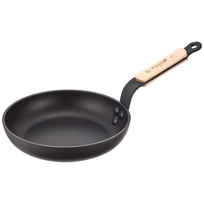 deBUYER DB19 Frying Pan, Black, 7.9 inches (20 cm)