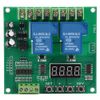 CYTGOUPER YYB-5 12v 24v Motor Forward/Reverse Control Board, Two-Way Relay Delay Timing Cycle Module, Motor Controller Board