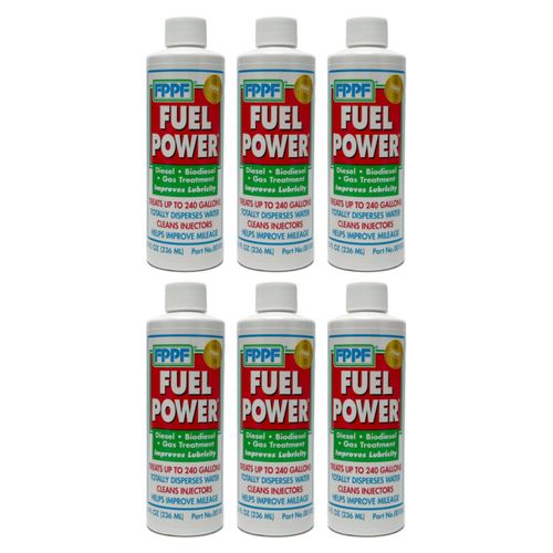 FPPF Fuel Power® 00100 Diesel & Gas Fuel Treatment – 8 oz. (Pack of 6)