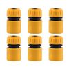 TOPWAYS 6 pack Hose End Quick Connect fitting 1/2" Hose Pipe Quick Connector