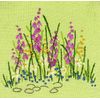 Printed Embroidery Kit by Josie Storey - Foxgloves
