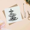 'Afternoon Tea' Blank Greeting Card (GC00009282)