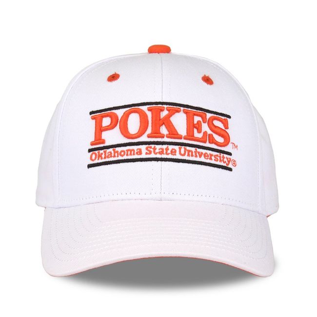 NCAA Oklahoma State Cowboys Unisex NCAA The Game bar Design Hat Cowboys, White, Adjustable