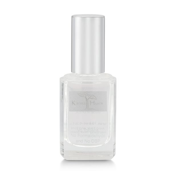 Karma Organic Gel Top Coat Nail Polish 0.43 FL oz, UV Shine Finish Quick Dry, No Wipe Nail Lacquer, Long Lasting No Chip Top Coat, High Gloss Gel for Acrylic Nails Art - Non-Toxic Vegan & Cruelty-Free