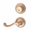 Door Lock Bright Solid Brass Roped Lever Handles Lock Set Renovators Supply