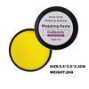 20g/0.7oz Microblading Eyebrow Marker Yellow Tattoo Brow Paste Eyebrow Permanent Makeup Mapping Paste Brow Lip Shape Position Tool