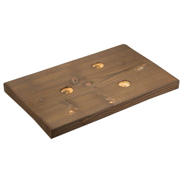Mt-torimatsu Steak Plate, Iron, Medium, Wooden Base Only