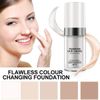 Color Changing Liquid Foundation - Moisturizing & Sunscreen Makeup with Brightening Complexion & Concealer - 30ml