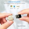 leizhan TF Card Reader, USB-C to TF/micro SD Card Reader, Adapter OTG USB 3.0 for for Window MacBook OS X Android