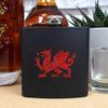 6oz (170ml) 'Welsh Dragon' Pocket Hip Flask (HP00009592)