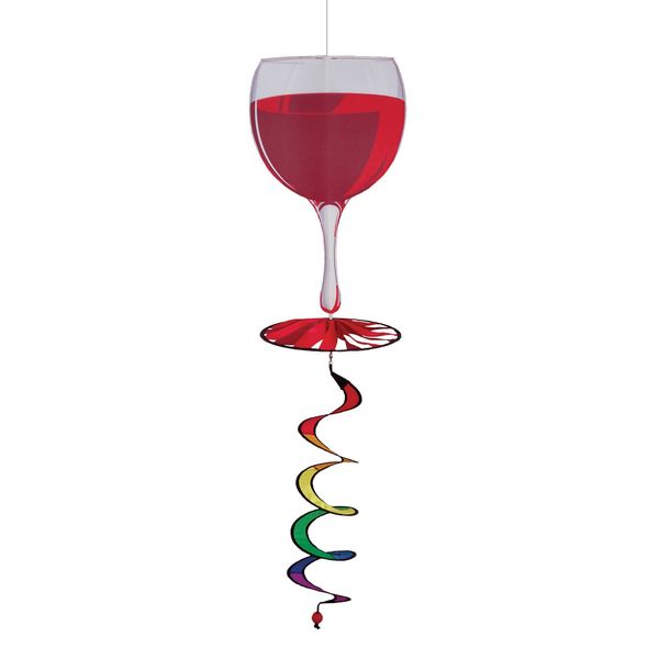 In the Breeze It's 5 O'Clock Everywhere Red Wine Drink Spinner,1109