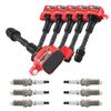 6 Pack Ignition Coils & Spark Plugs For Altima Maxima Quest Murano 3.5 UF349