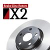 AutoDN Rear Disc Brake Rotor 2PCS Compatible With 2011 Saab 9-5
