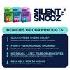 Silent Snooz Nasal Dilator Anti-Snore Device - Reusable Lavender Scented Nose Vent Designed to Stop Snoring (30 Uses)