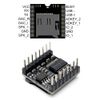Aideepen 4pcs Mini MP3 Player DFPlayer Audio Module, MP3 WAV WMA Integrated Decoder, Support TF Micro SD Card U Disk Support Voice Music Processor Module