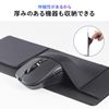 Sanwa Direct 200-INPK1BK Laptop Gadget Pocket PC Pouch Paste Storage Mouse Cable Accessory