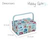Hobby Gift Medium Sewing Craft Hobby Storage Box, Sewing Machines