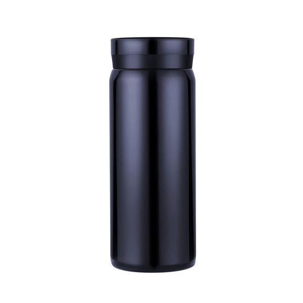 Small Flask, Cute Water Bottle, Vacuum Insulated Flask for Hot & Cold Drink, Keep 12H Hot & 6H Cold (Blue, 200ml)