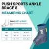 Ankle Brace 8 from Push Sports Medium - Left