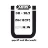 ABUS KFG 279775 Door Handle Both-Sided SB-Header Protective Coating Round