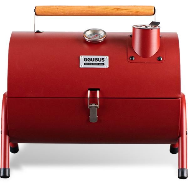 1 x Cubus Cargo Smoked BBQ Grill Red