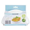 KitchenCraft Microwave Omelette Maker, Egg Maker, Easy to Clean Plastic, 21 x 15 cm, White