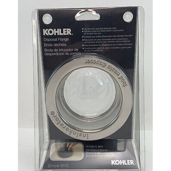 Kohler Garbage Disposal Flange R11352-C-BRZ Oil-Rubbed Bronze