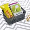 Rinboat Plastic Weave Storage Basket, Pack of 6