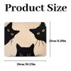 ShigKeu Cute Mouse Pad, Computer Mouse Mat, Anti-Slip Mouse Mat, Small Office Computer Mousepad, Three Cute Cat Pattern