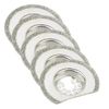 63mm Diamond Semi-Round Electroplated Blade for Fein Multimaster, Dremel 5pk