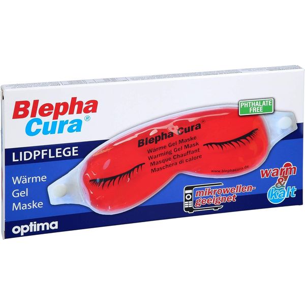 BlephaCura Wärme & Kälte Gel-Maske für die Lidpflege, Augenmaske kühlend oder wärmend, Gesichtsmaske wärmend, face mask