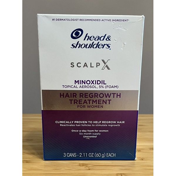 1x Head & Shoulders Scalp X Hair Regrowth Treatment for Women, Exp 11/23