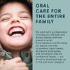 Plus Ultra Kids Bamboo Toothbrush - Biodegradable, Eco-Friendly and BPA Free Soft Bristle Toothbrush - Dentist-Approved All-Natural Toothbrush with “Brush Smile Repeat” Etched on Handle - 1 Pack