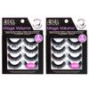 Ardell False Eyelashes Mega Volume 252, 2 packs (4 pairs per pack)