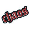 Chaos Embroidered Iron-On / Sewn On Patch
