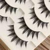 False Eyelashes Japanese Style Makeup Thick Eyelash Extension ,cosplay Makeup Eyelashes,reusable Lashes Eye Makeup Tools (5 Pairs)