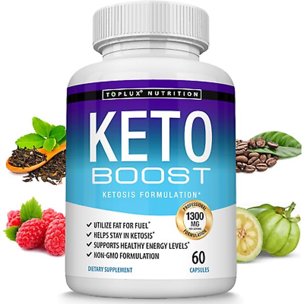 Keto Boost Diet Pills Ketosis Supplement - Natural Exogenous Keto Formula Suppor