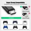 LBSC PS4 Controller Charger - 10ft/3m Fast Charging Cable for Playstation Dual Shock 4 Controllers (Black)