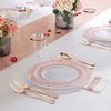 Lace Dinnerware Set, Dinner/Dessert Plates, Forks/Spoons/Knives/Cups/Napkins