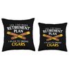 Yes I Do Have A Retirement Plan I Plan To Smoke Cigars Throw Pillow