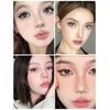happykau False Eyelashes, 5 Pairs, Natural Eyelashes, Natural Eyelashes, Popular Upper Eyelashes, Actress Eyelashes, Light Makeup, Daily Makeup, Reusable, Handmade False Eyelashes, DIY at Home (001)