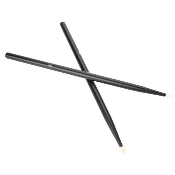 1 Pair 5A Drum Sticks, Maple Wood Drumsticks Instruments Accessories(Black)