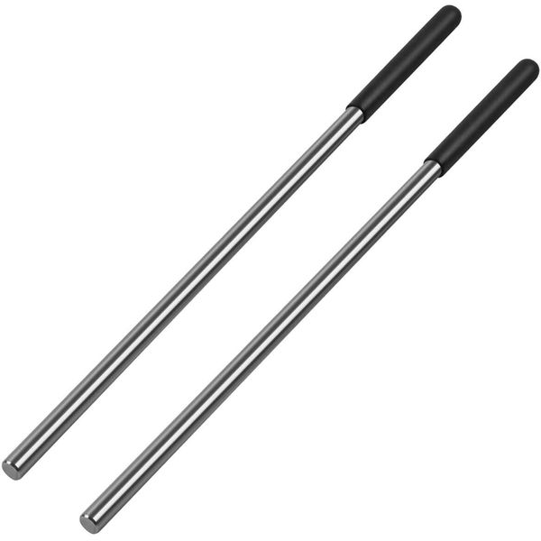 2 Pack 18 Inch Winding Rods for Torsion Springs, 0.5Inch Diameter Steel Winding