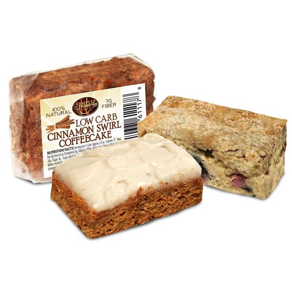 Simply Scrumptous Fat Free Carrot Cake and Low Carb Cinnamon Coffee Cake