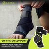 GARNO Ankle Brace, Compression Sleeve with Straps