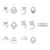 Simplicity Pet Accessories Sewing Pattern Kit, Code S9497, Sizes S-M-L, Multicolor