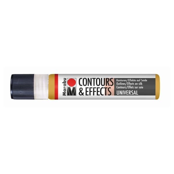 Marabu 784 25 ml Contours and Effects Paint, Gold