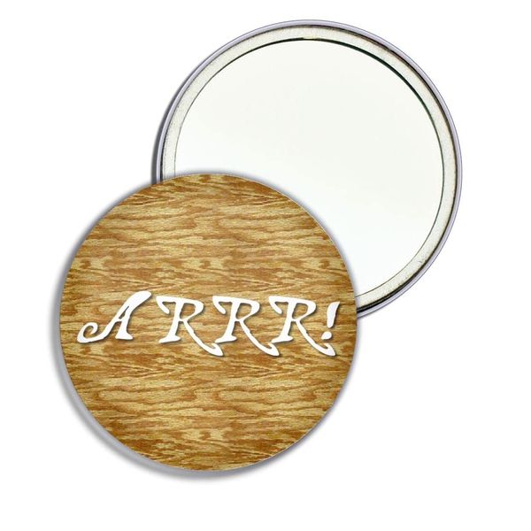 Arrr - 55mm Round Compact Mirror