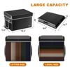 DocSafe File Box Fireproof File Storage Organizer Box with Lid,Collapsibl